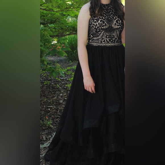 Angela & Allison Black Prom/Graduation Dress - Picture 7 of 9